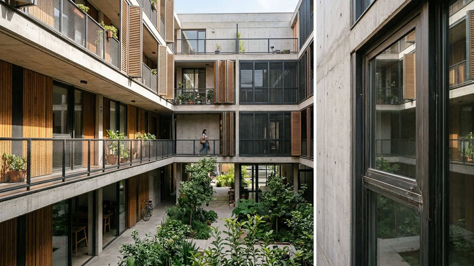 La Carpintería de Alto Desgaste: Redefiniendo la Percepción de la Vivienda Colectiva de Patios Profundos